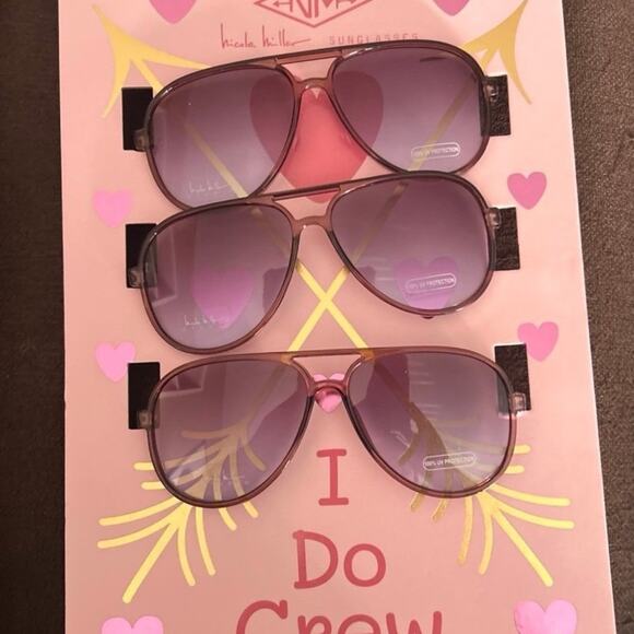 Nicole Miller Accessories - BNIP Nicole Miller “I do Crew,” set of 3 aviators LAST CHANCE